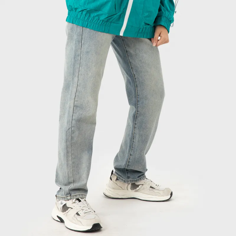 GROGNAK Jeans Unisex Vintage Blue-5