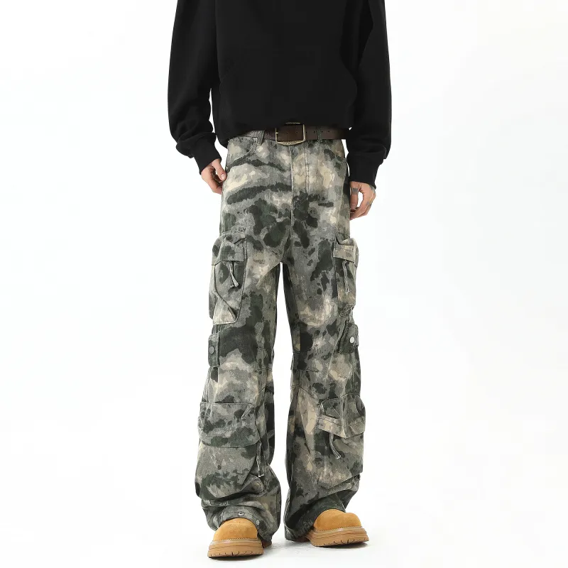 GROGNAK Jeans Unisex Army Green-3