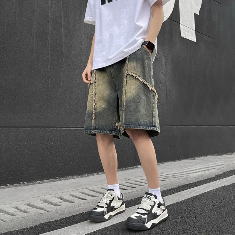 GROGNAK Denim Shorts Unisex Nano Yellow-2