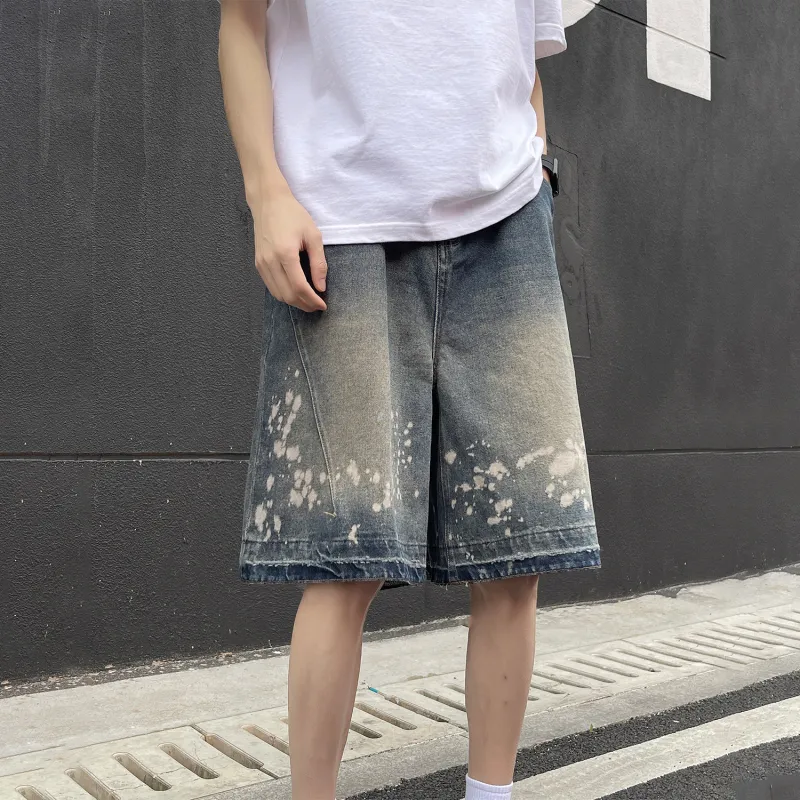 GROGNAK Denim Shorts Unisex Vintage Blue-3