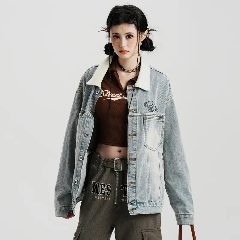 GROGNAK Denim Jackets Unisex-12