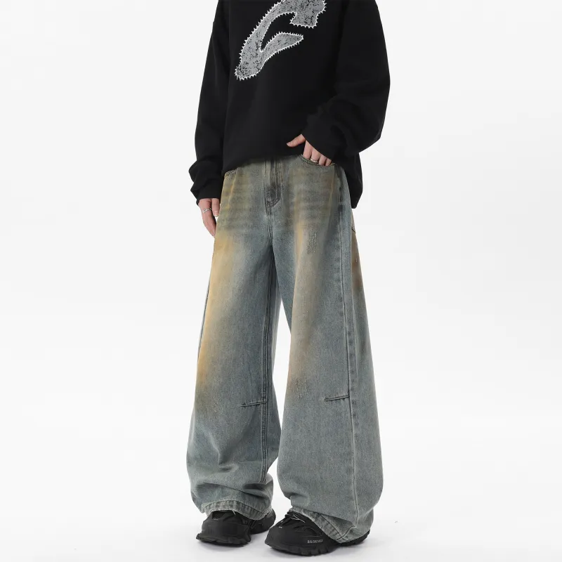 GROGNAK Jeans Unisex Vintage Blue-3