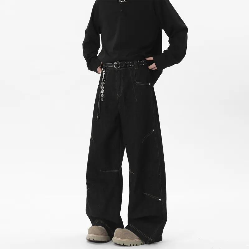 GROGNAK Jeans Unisex Black-2