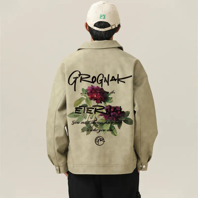 GROGNAK Leather Jackets Unisex-11