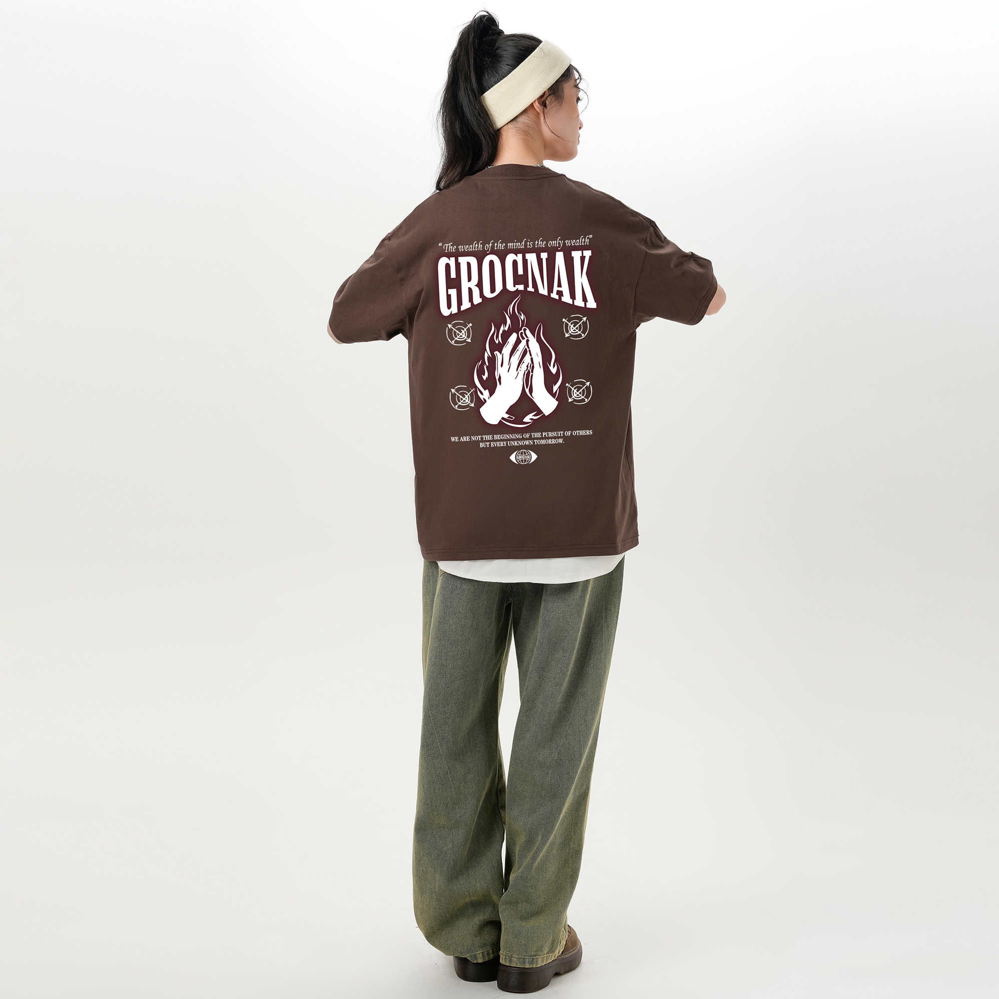 とも様　かぐれレーヨンP yellowkhk GROGNAK T-Shirts Unisex Beige Yellow Apricot 2XL - POIZON