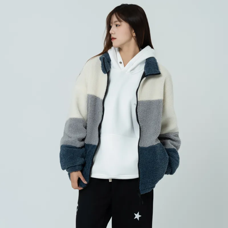 GROGNAK Panelled And Zippered Design Unisex Jacket-17