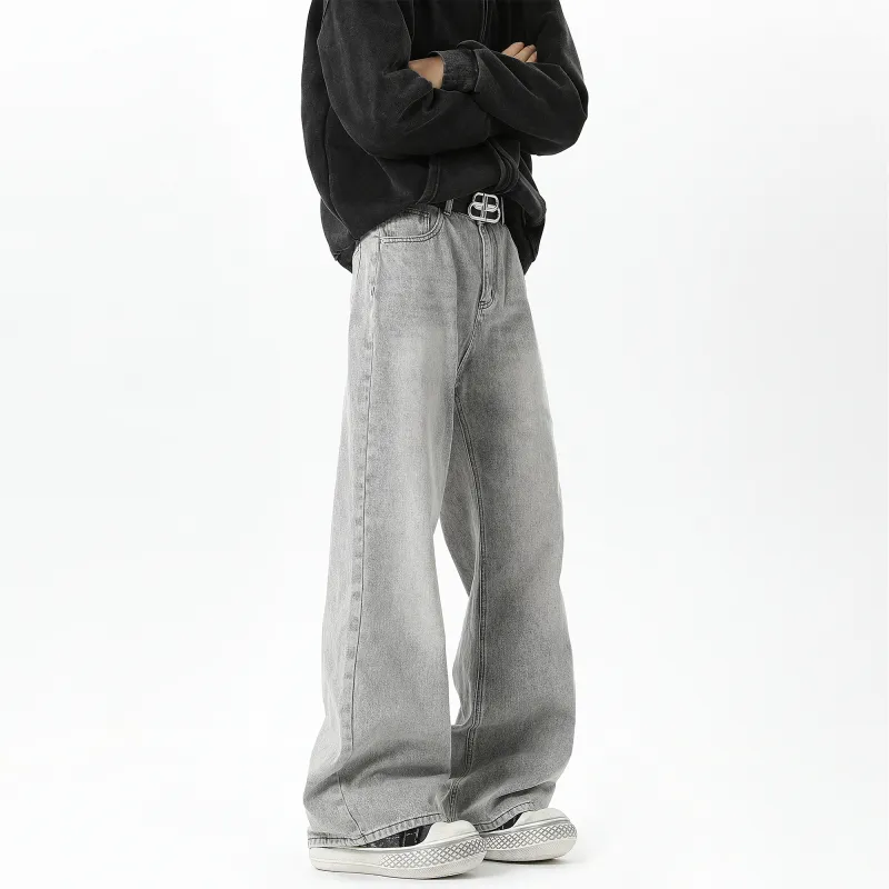 GROGNAK Jeans Unisex Light Gray-3