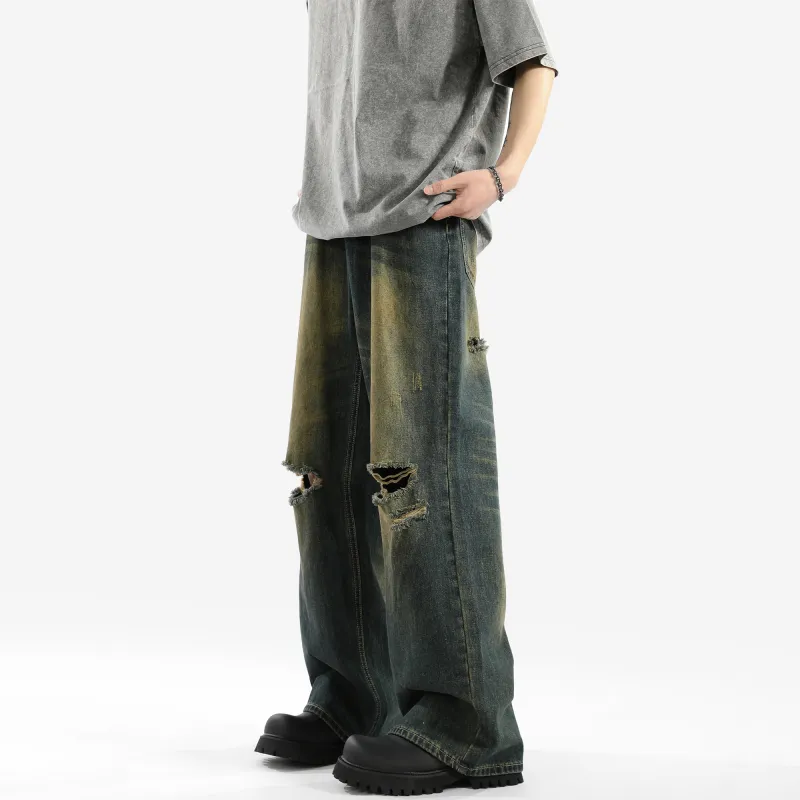 GROGNAK Jeans Unisex Vintage Blue-4