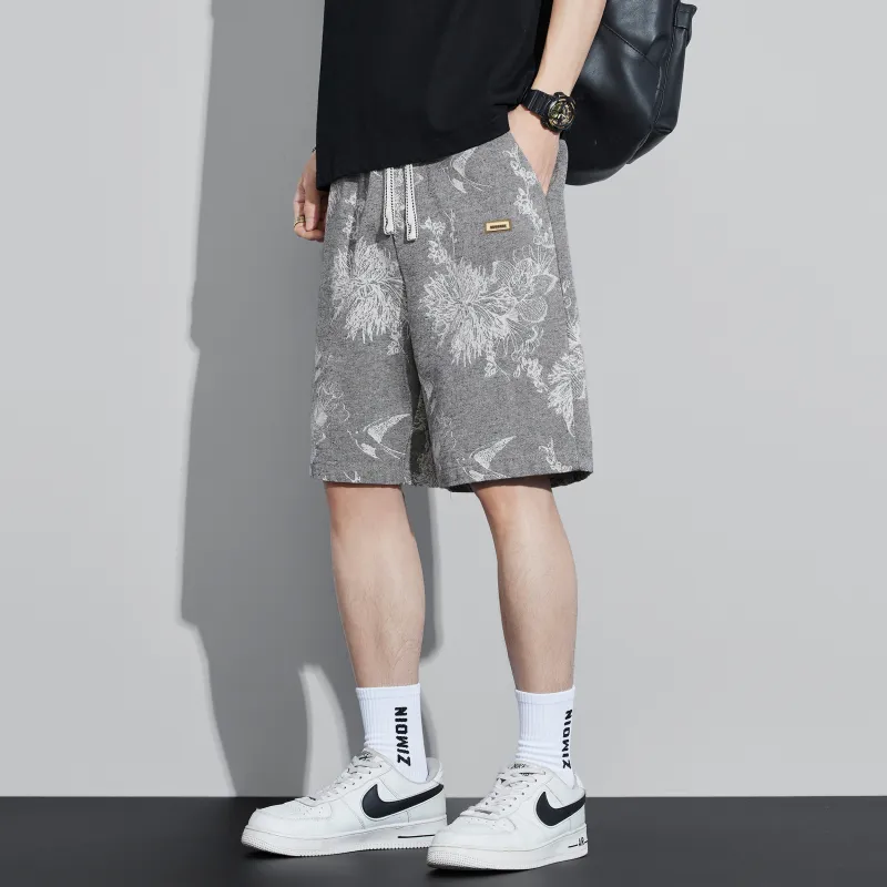 GROGNAK Denim Shorts Unisex Gray-5