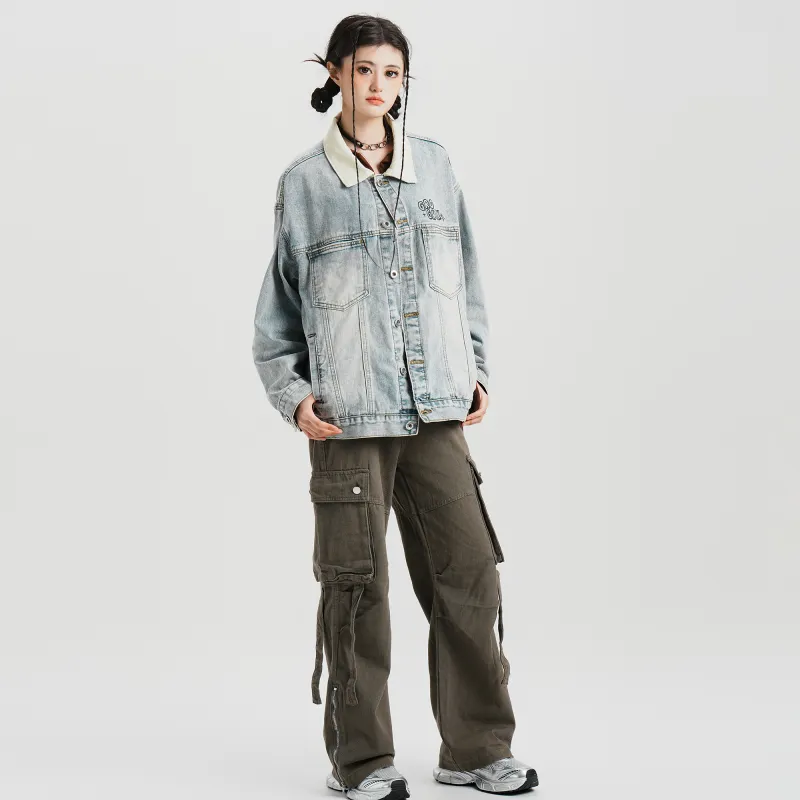 GROGNAK Denim Jackets Unisex-13