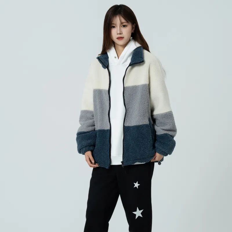 GROGNAK Panelled And Zippered Design Unisex Jacket-15