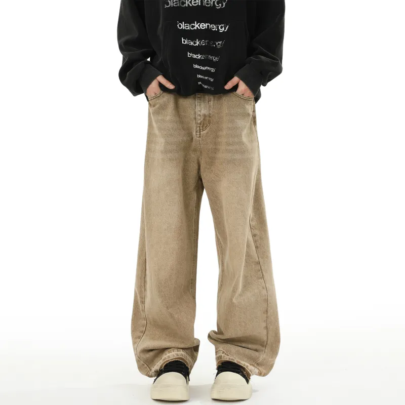 GROGNAK Jeans Unisex Yellow Mud-3