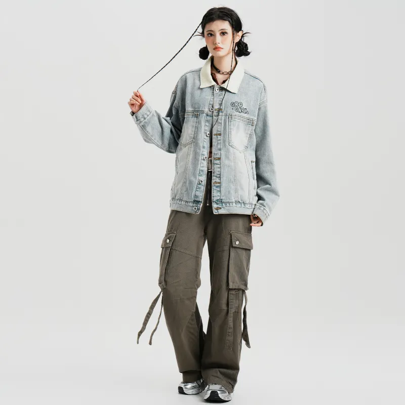 GROGNAK Denim Jackets Unisex-10