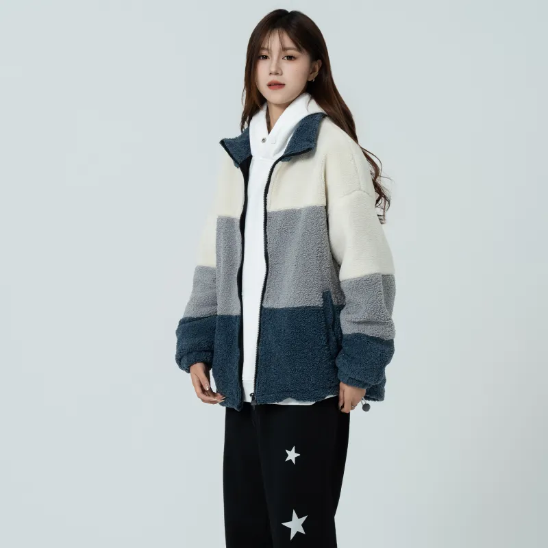 GROGNAK Panelled And Zippered Design Unisex Jacket-16