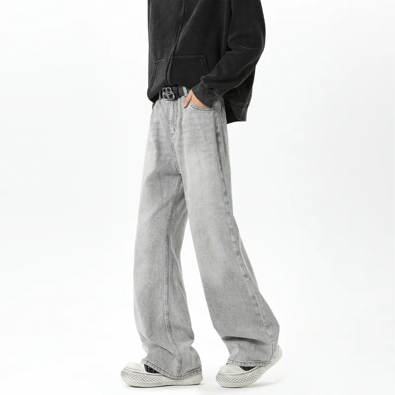 GROGNAK Jeans Unisex Light Gray-4
