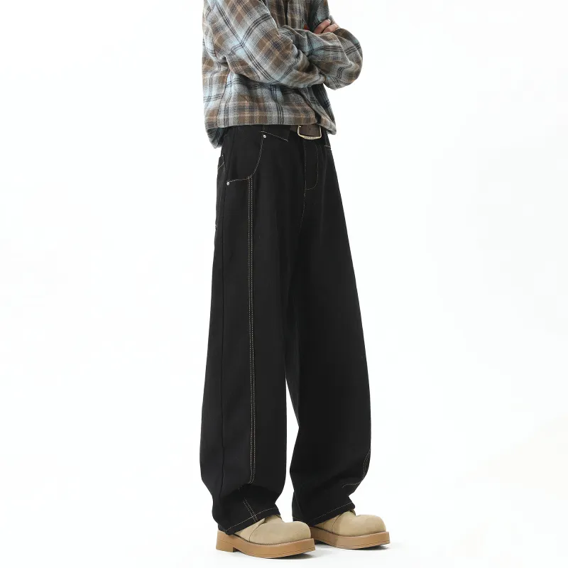 GROGNAK Jeans Unisex Black-3