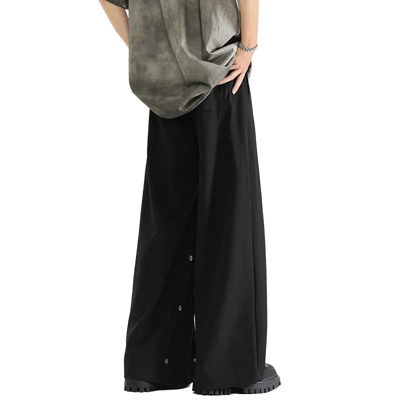 GROGNAK Casual Pants Unisex Black-3