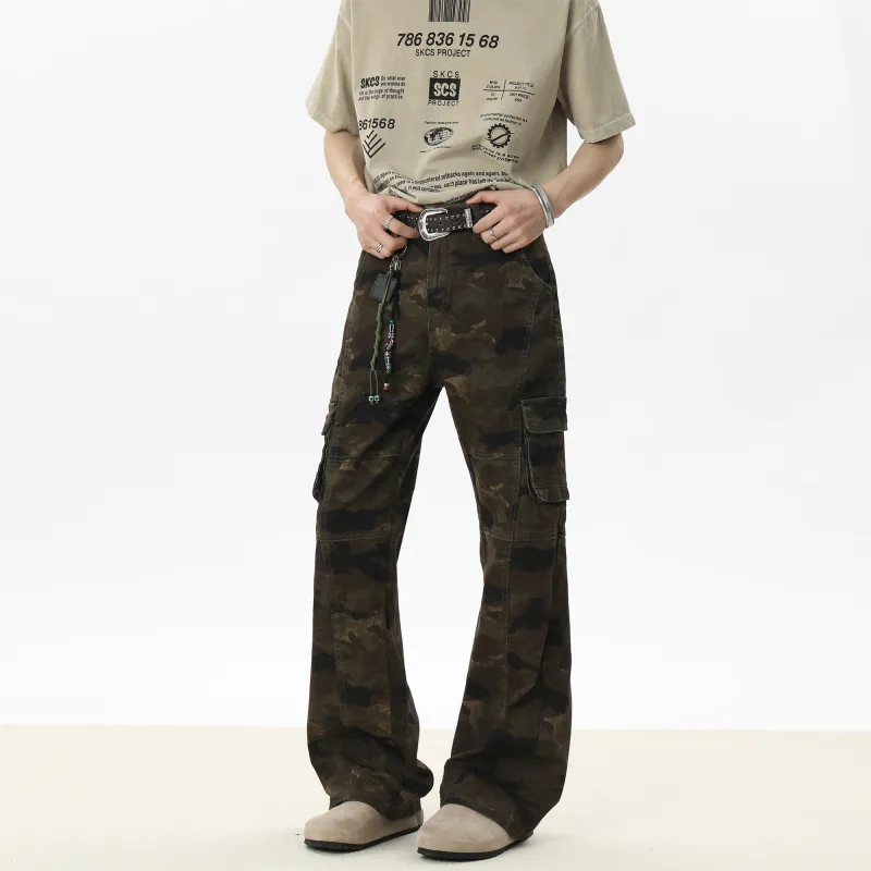 GROGNAK Jeans Unisex Jungle Camouflage-6
