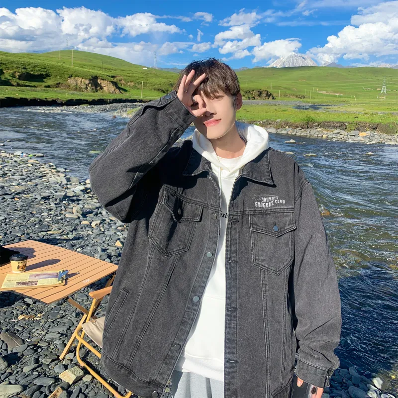 GROGNAK Denim Jackets Unisex-4