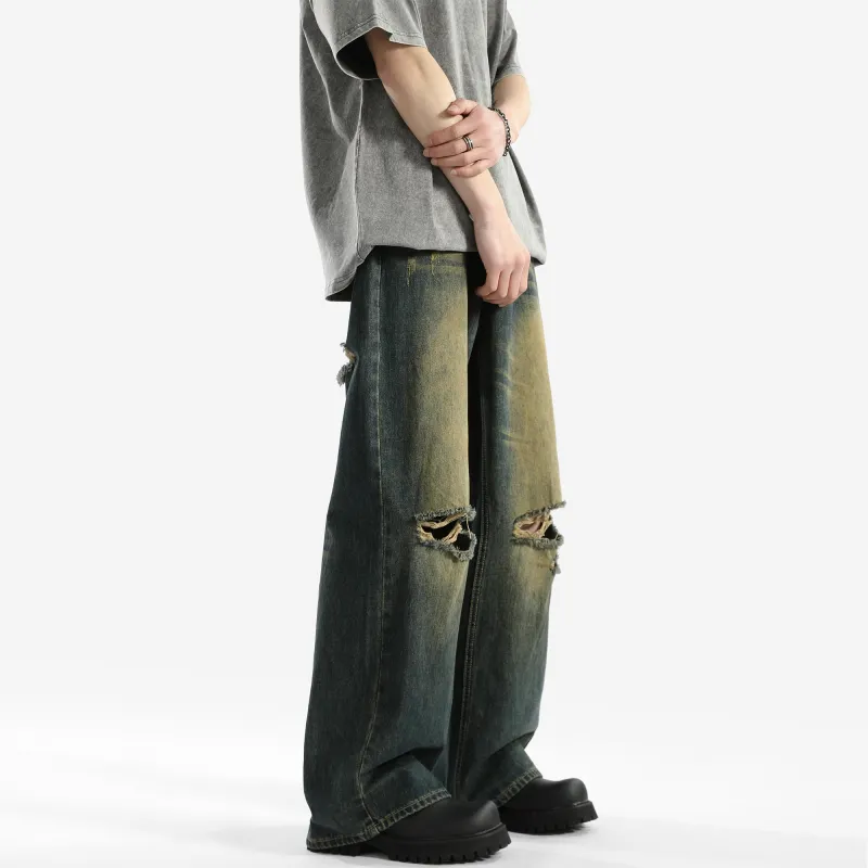 GROGNAK Jeans Unisex Vintage Blue-3