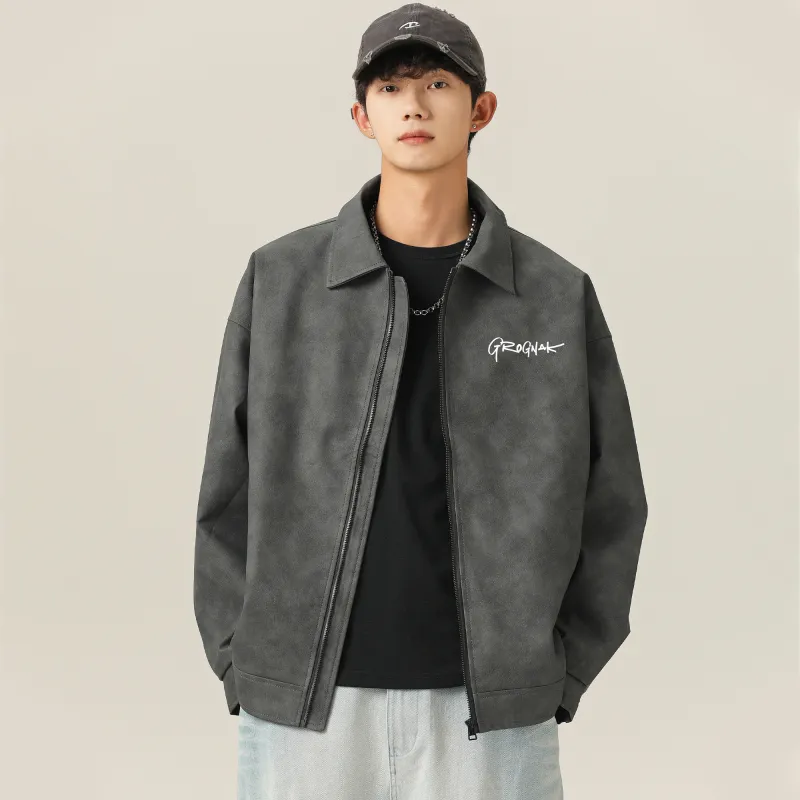GROGNAK Leather Jackets Unisex-4