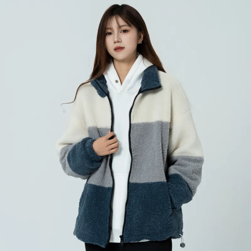 GROGNAK Panelled And Zippered Design Unisex Jacket-11