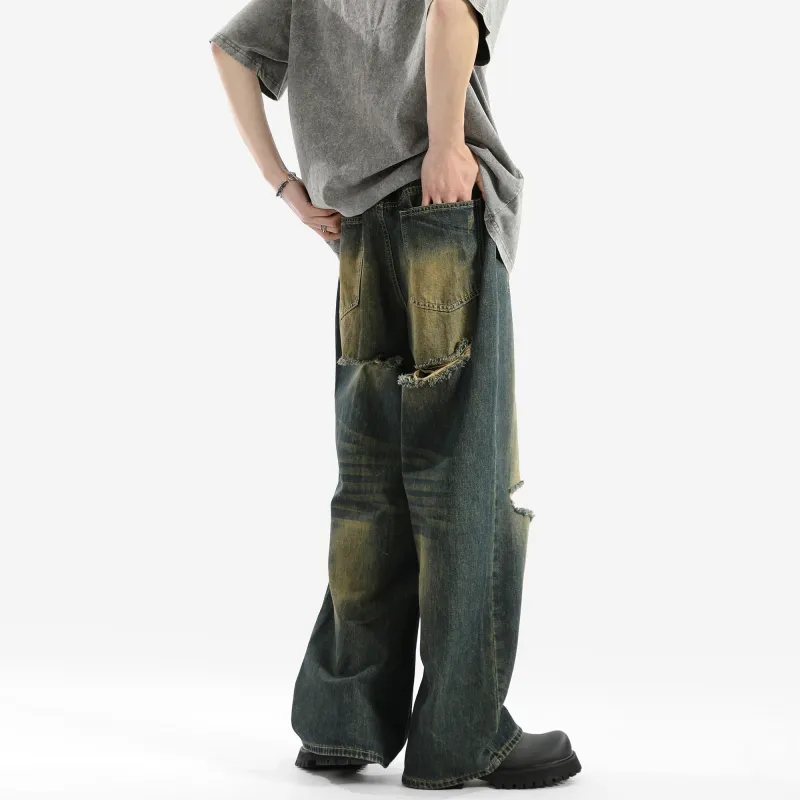 GROGNAK Jeans Unisex Vintage Blue-2