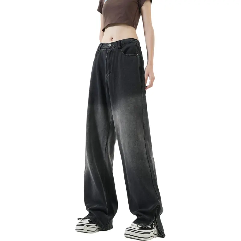 GROGNAK Jeans Unisex Black Gray Color-7