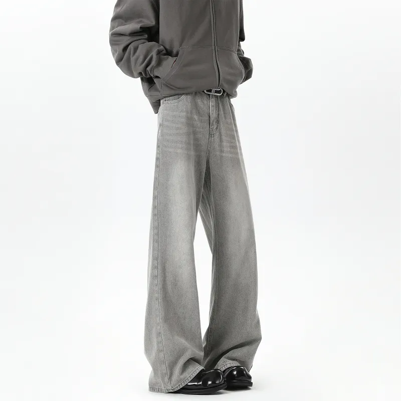 GROGNAK Jeans Unisex Light Gray-4