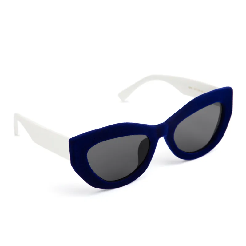 PROTAGO Acetate Velour Cat Eye Sunglasses Unisex-2