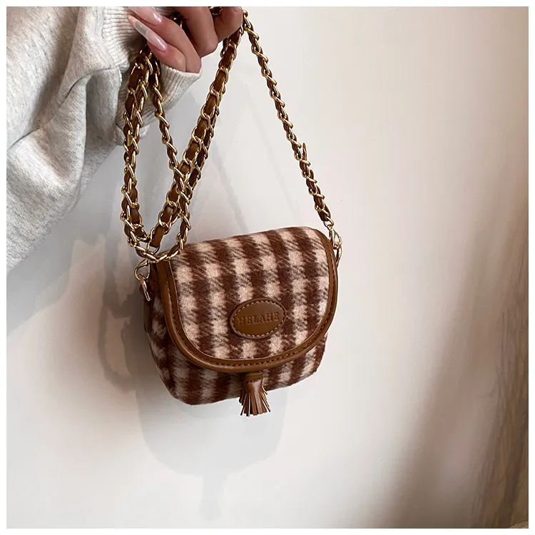 BGAY PU Shoulder Bag, Crossbody Bag Regular Women's Red/Brown-8