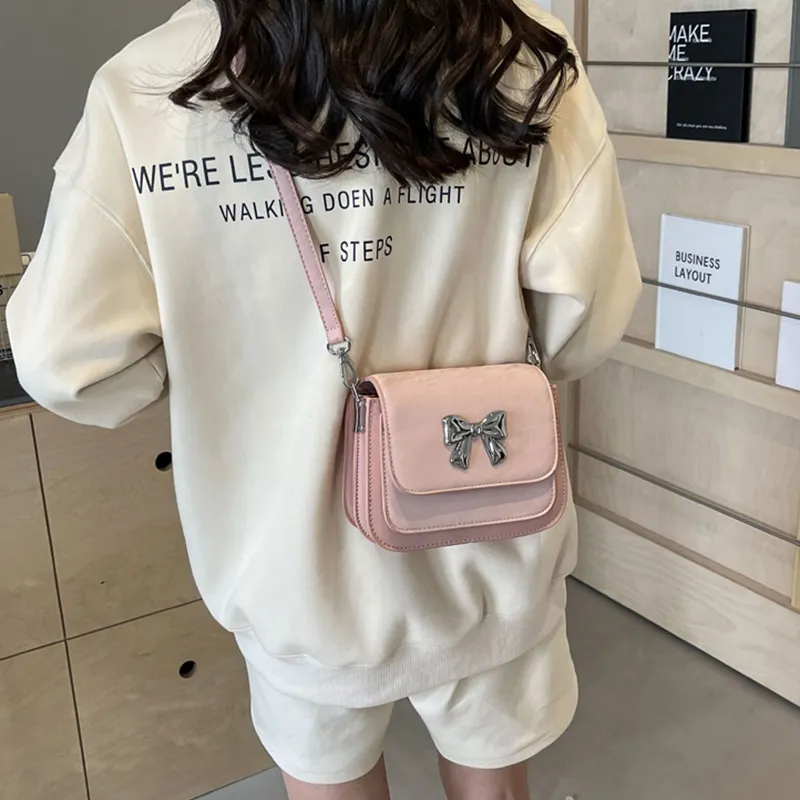 BGAY PU Shoulder Bag Crossbody Bag Messenger Bag Regular Women's Silver/Ecru/Black/Pink-21