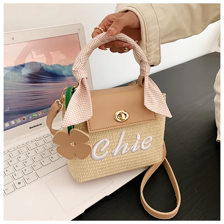 BGAY Straw Shoulder Bag Crossbody Bag Handbag Women's Multicolor-7
