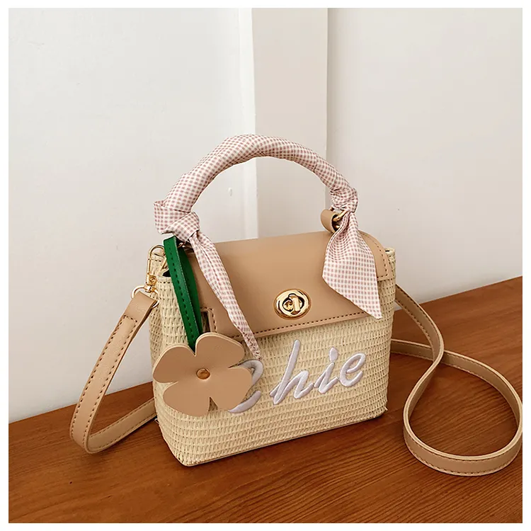 BGAY Straw Shoulder Bag Crossbody Bag Handbag Women's Multicolor-6