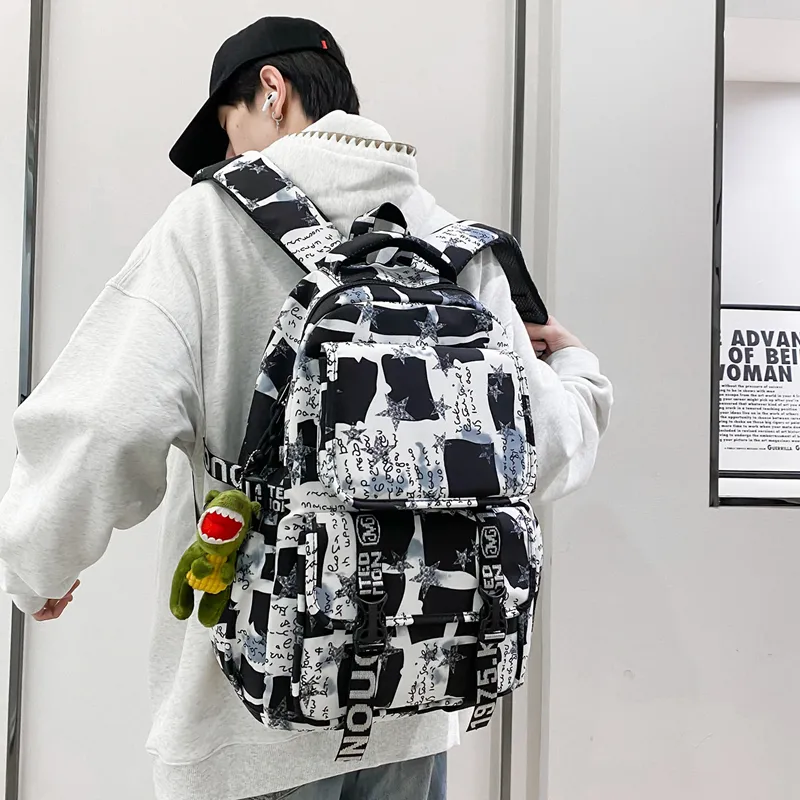BGAY Nylon Backpack Regular Men's Multicolor-8