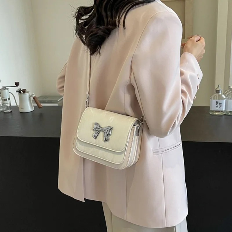 BGAY PU Shoulder Bag Crossbody Bag Messenger Bag Regular Women's Silver/Ecru/Black/Pink-17