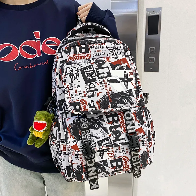 BGAY Nylon Backpack Regular Men's Multicolor-20