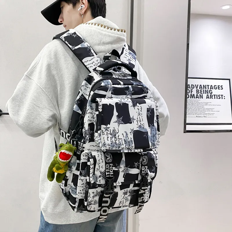 BGAY Nylon Backpack Regular Men's Multicolor-6