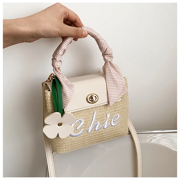 BGAY Straw Shoulder Bag Crossbody Bag Handbag Women's Multicolor-3