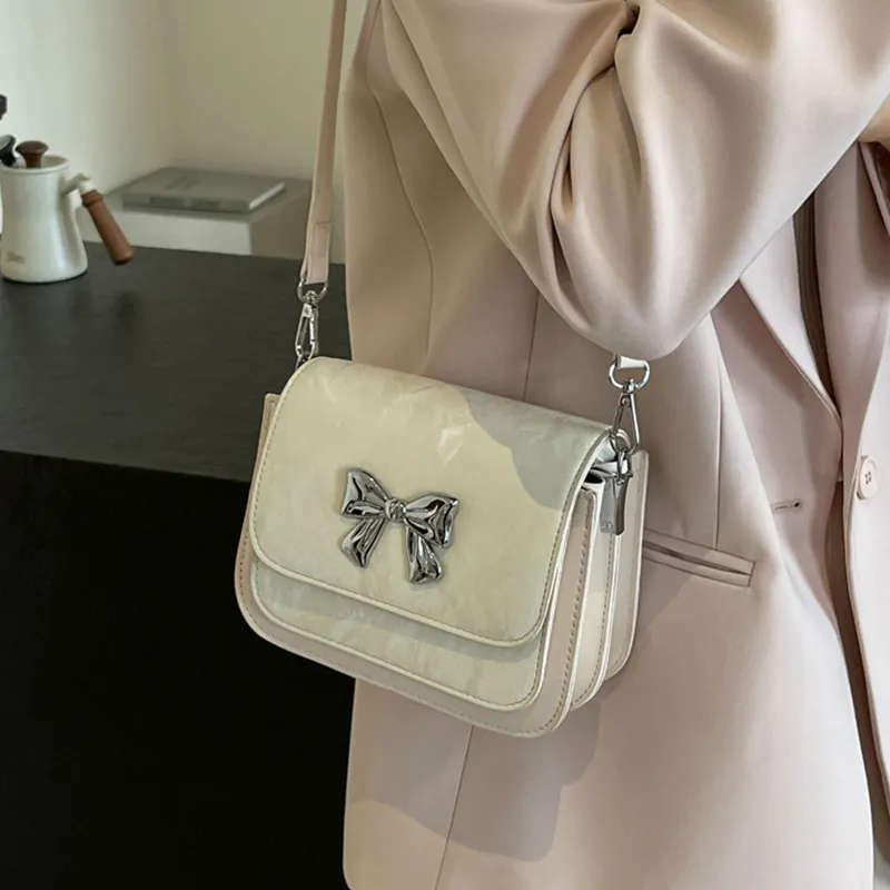 BGAY PU Shoulder Bag Crossbody Bag Messenger Bag Regular Women's Silver/Ecru/Black/Pink-14