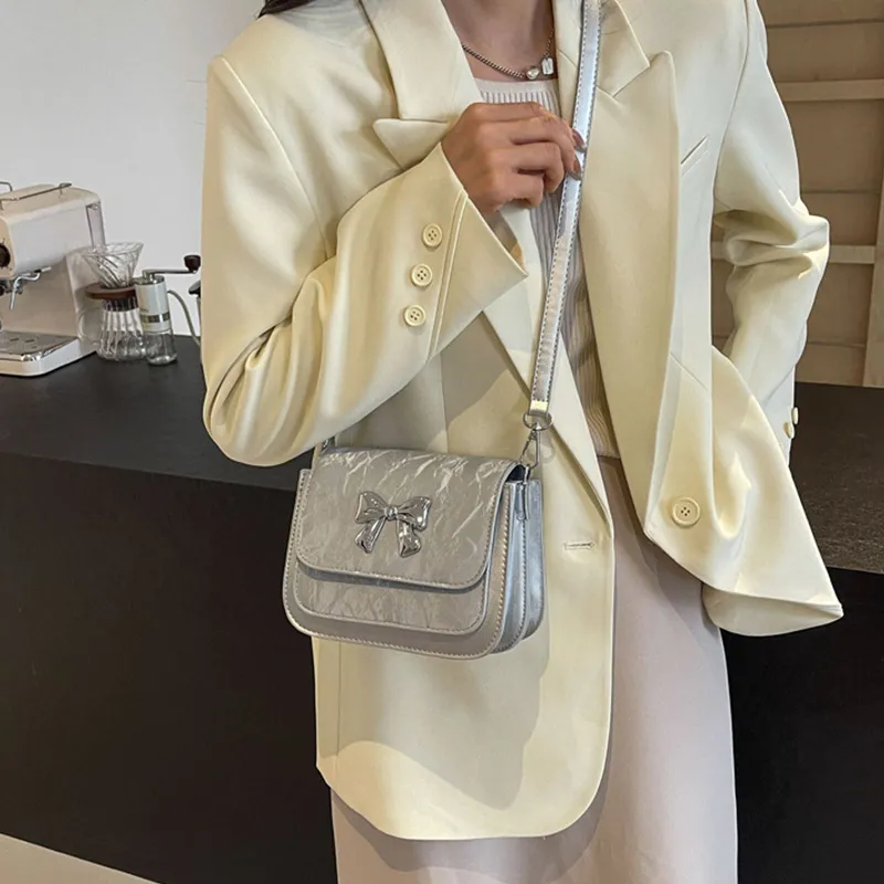 BGAY PU Shoulder Bag Crossbody Bag Messenger Bag Regular Women's Silver/Ecru/Black/Pink-7