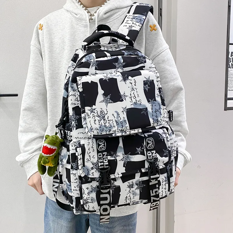 BGAY Nylon Backpack Regular Men's Multicolor-9
