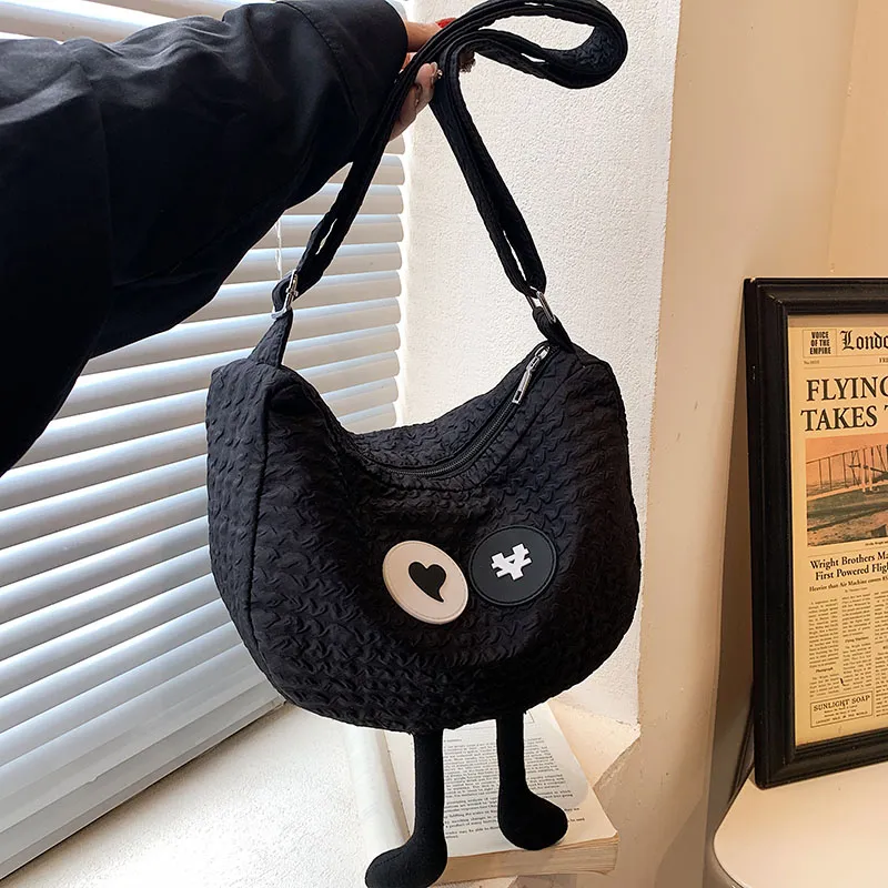 BGAY Canvas Bag, Shoulder Bag, Crossbody Bag Women's Black-2
