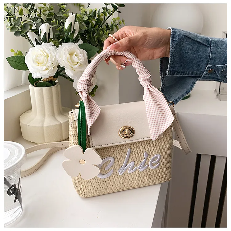 BGAY Straw Shoulder Bag Crossbody Bag Handbag Women's Multicolor-2