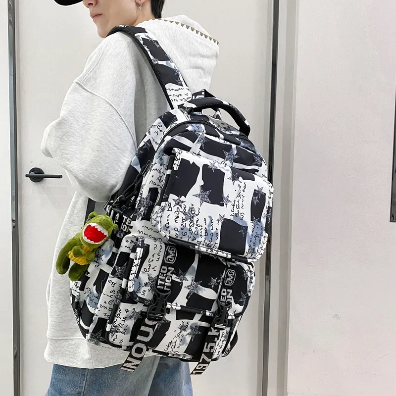 BGAY Nylon Backpack Regular Men's Multicolor-7