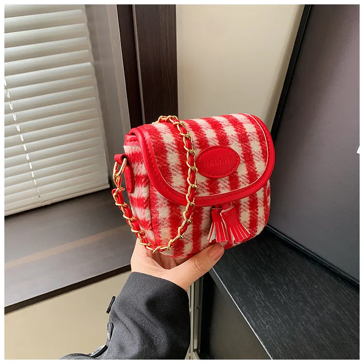 BGAY PU Shoulder Bag, Crossbody Bag Regular Women's Red/Brown-2