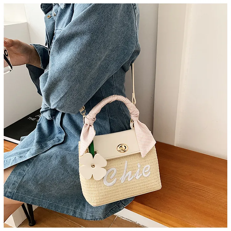 BGAY Straw Shoulder Bag Crossbody Bag Handbag Women's Multicolor-1