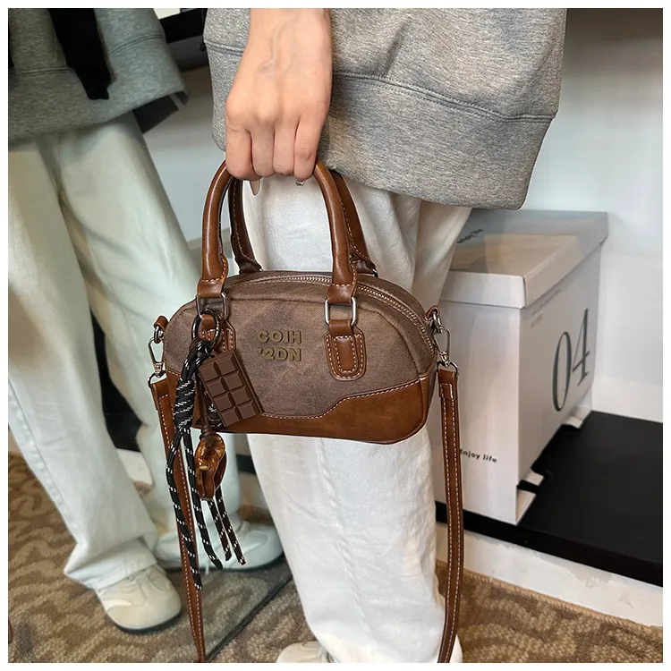 BGAY PU Shoulder Bag, Crossbody Bag, Handbag Regular Women's Coffee/Brown-2