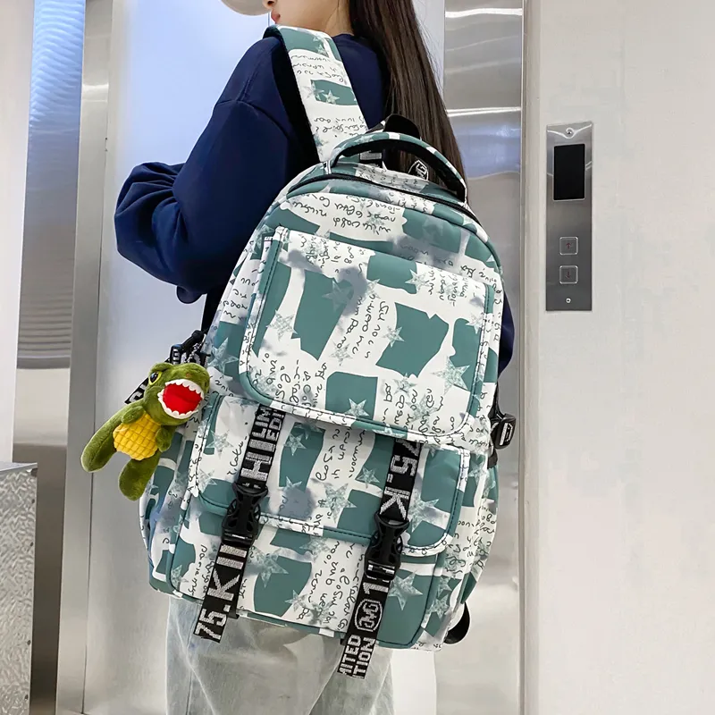 BGAY Nylon Backpack Regular Men's Multicolor-13