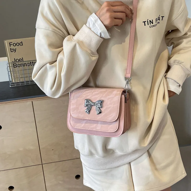 BGAY PU Shoulder Bag Crossbody Bag Messenger Bag Regular Women's Silver/Ecru/Black/Pink-22